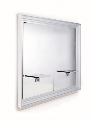 Tocador pared Otello Infinite - blanco (2 puestos)